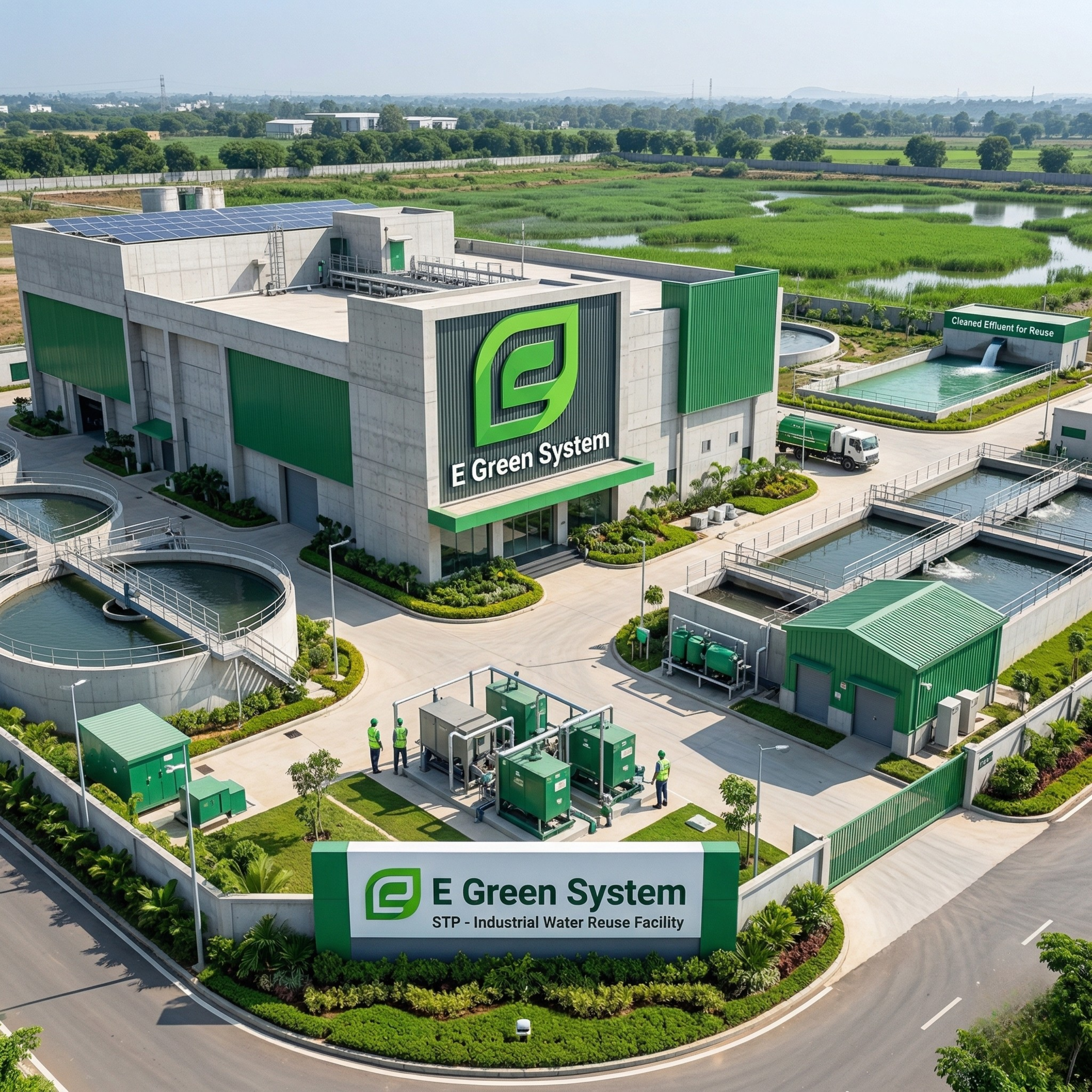 Sewage Treatment Plant E Green System STP