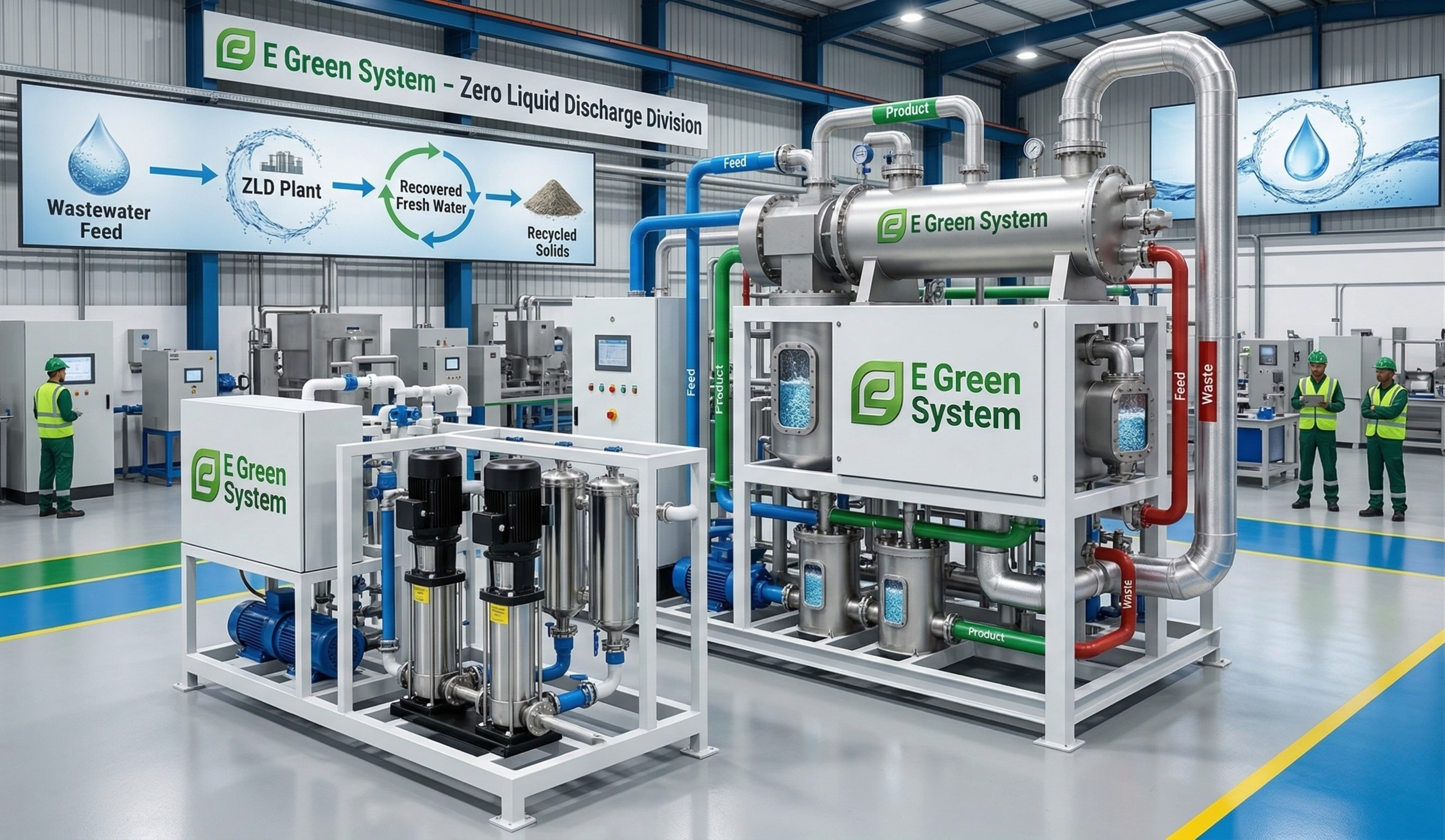 Zero Liquid Discharge ZLD Plant E Green System